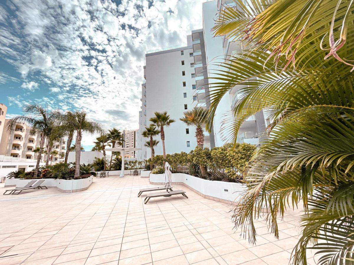 شقة Ocean Garden, Ac, Sun Terrace, Heated Pool, Parking, Pp901 أذيخي المظهر الخارجي الصورة